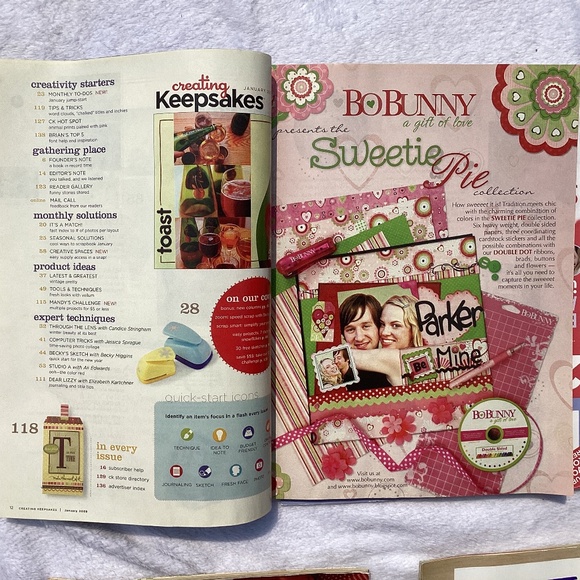8 Creating Keepsakes Crafting Scrapbook Magazines - Picture 11 of 11
